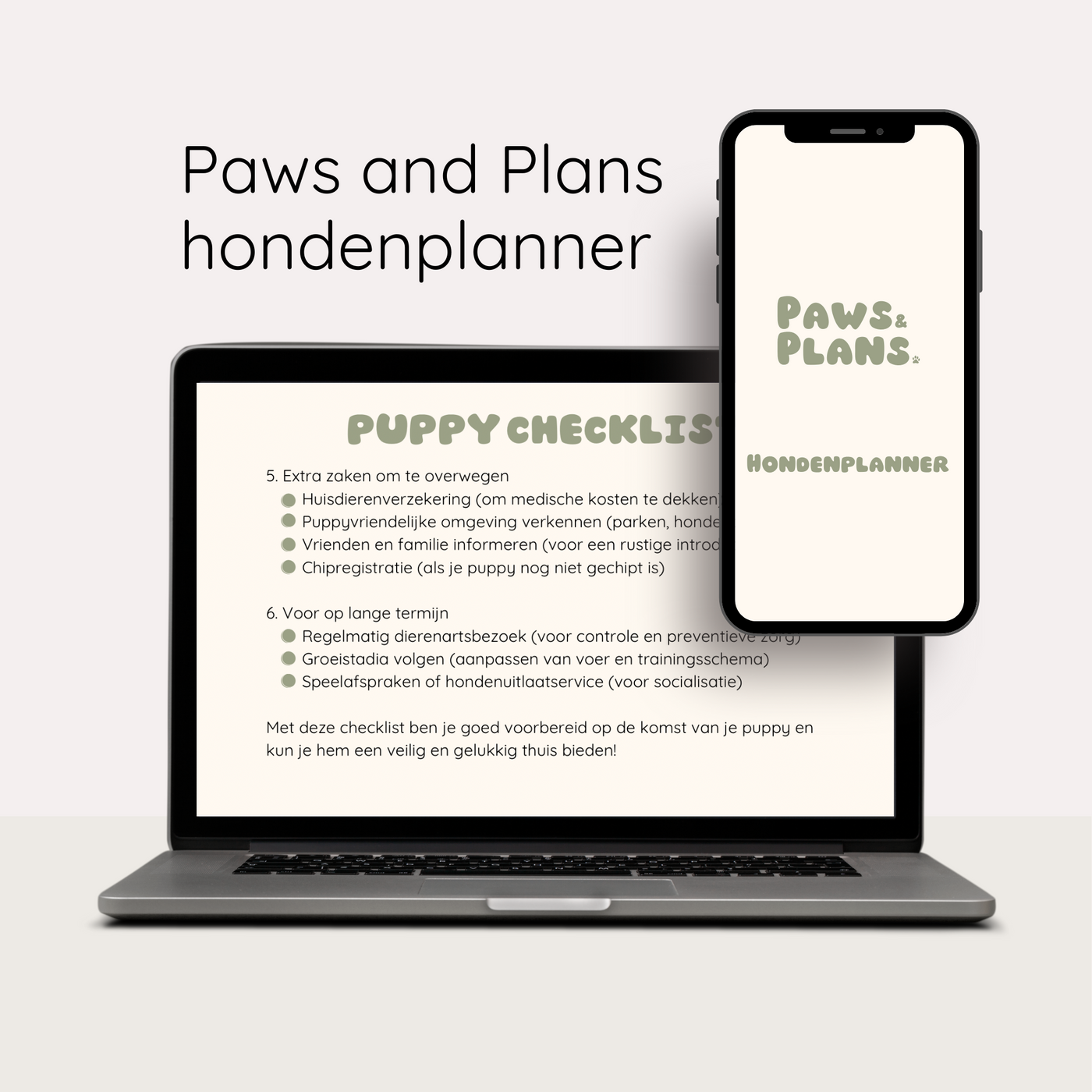 Paws and Plans Hondengids + Planner